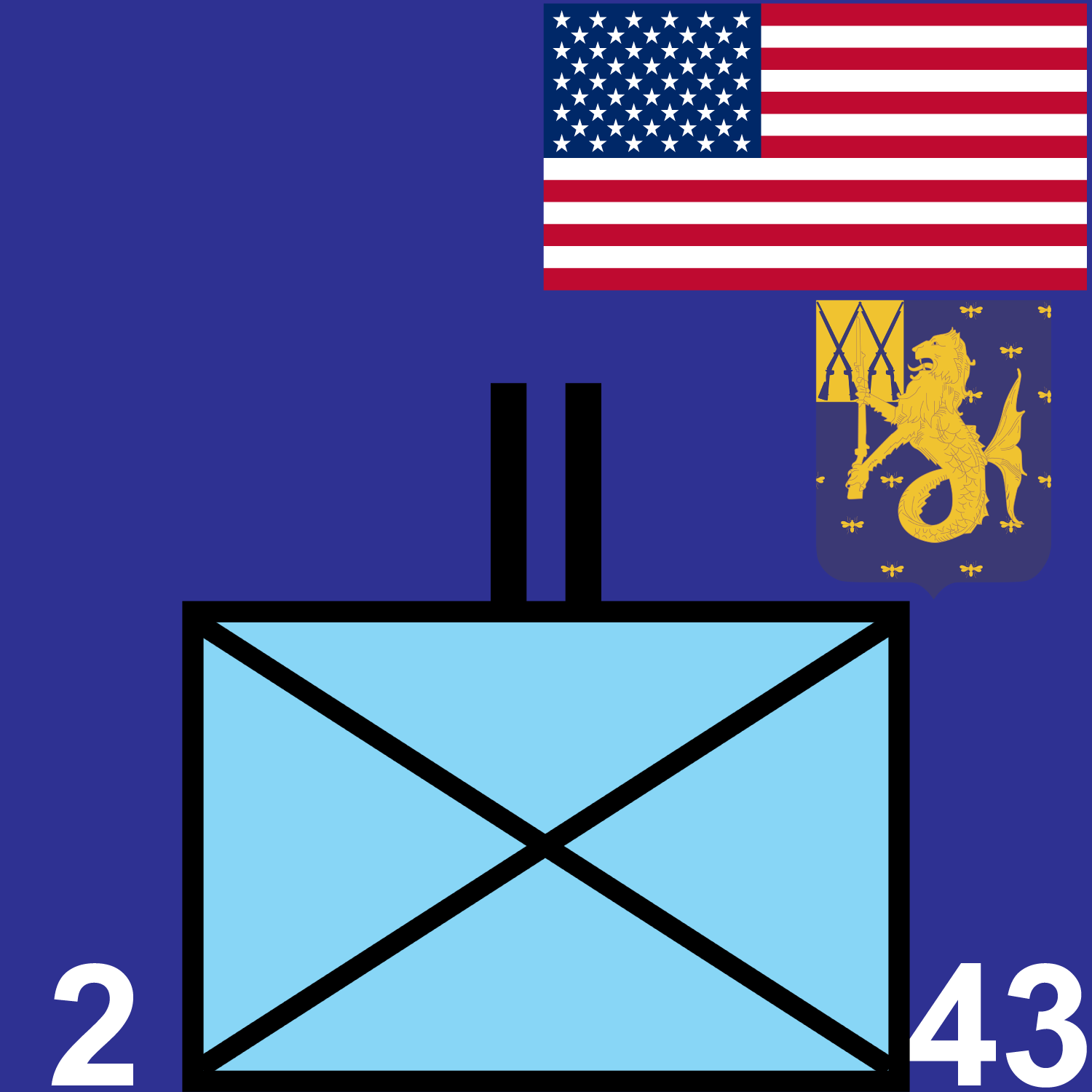 2d Battalion, 43rd Infantry Regiment icon